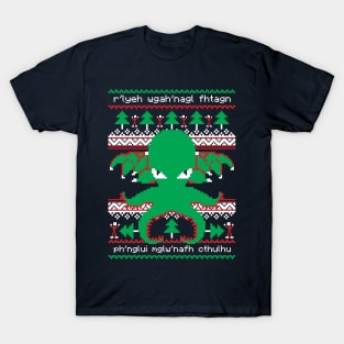 Cthulhu Cultist Ugly Christmas Sweater T-Shirt